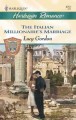 The Italian millionaire's marriage Cover Image