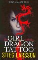 The girl with the dragon tattoo  Cover Image